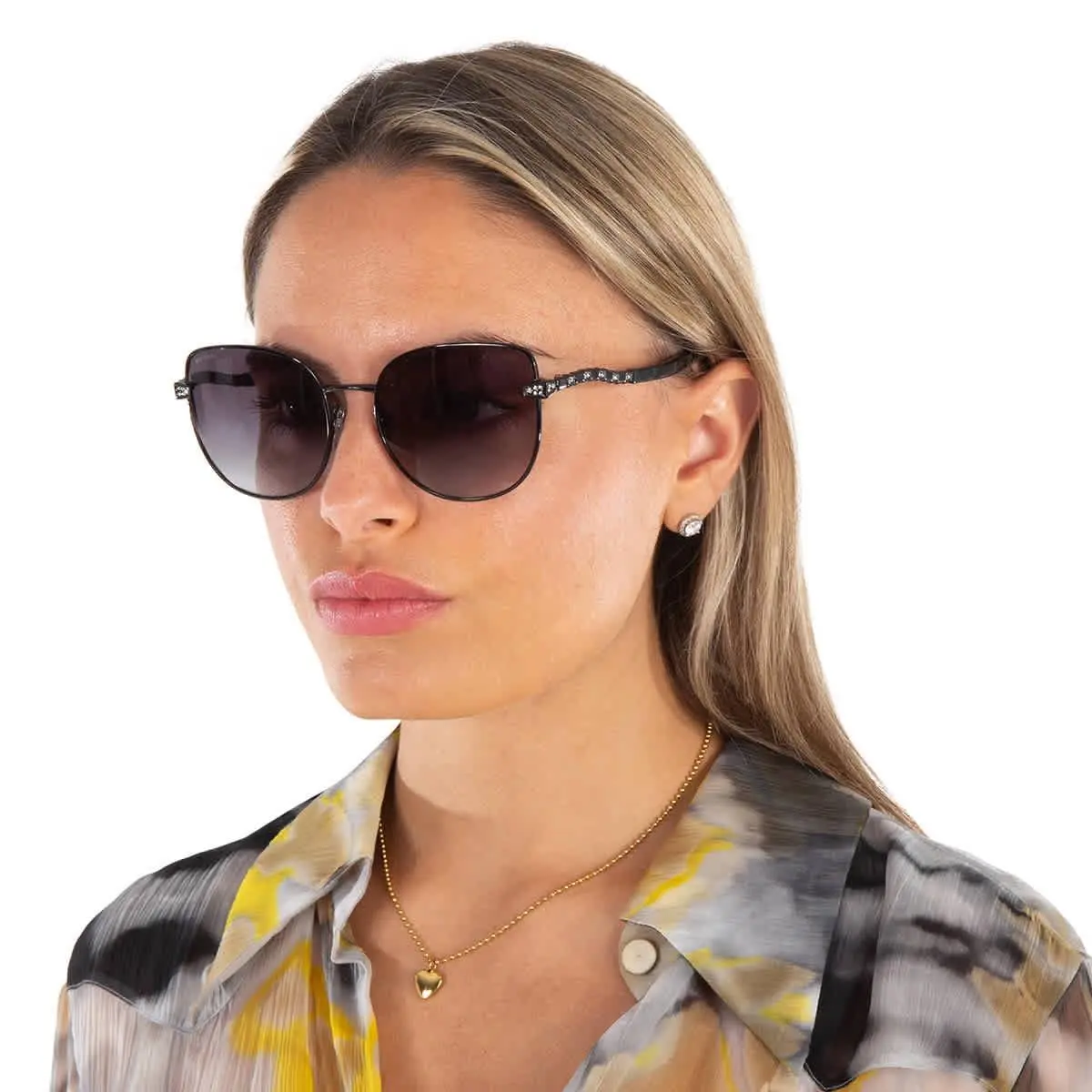 Bvlgari Grey Gradient Cat Eye Ladies Sunglasses BV6184B 20238G 56 BV6184B 20238G