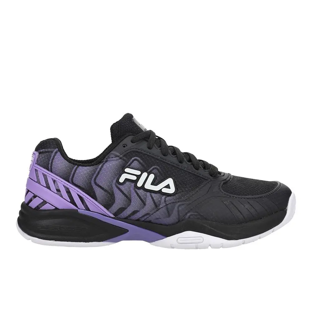 Fila Volley Zone Pbf Pickleball Womens Black Purple Sneakers Athletic Shoes 5P