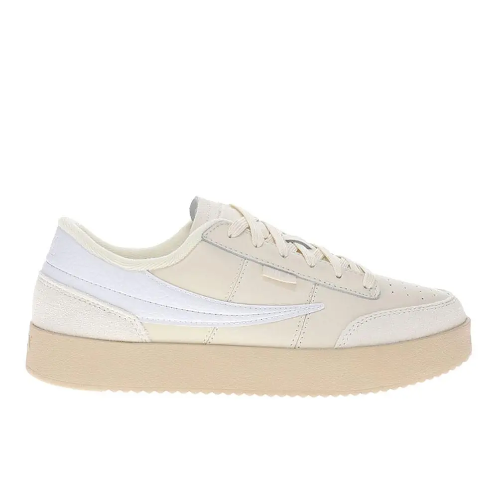 Fila Royalton Perforated Lace Up Womens Off White Sneakers Casual Shoes 5TM0202
