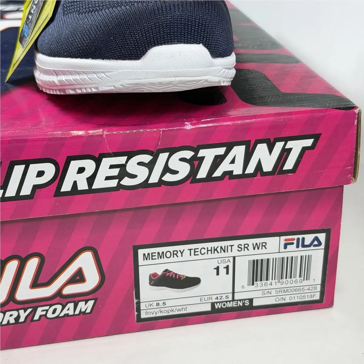 Fila shoes - Fila Memory Techknit SR WR - 5RM00665-428 - Navy 7