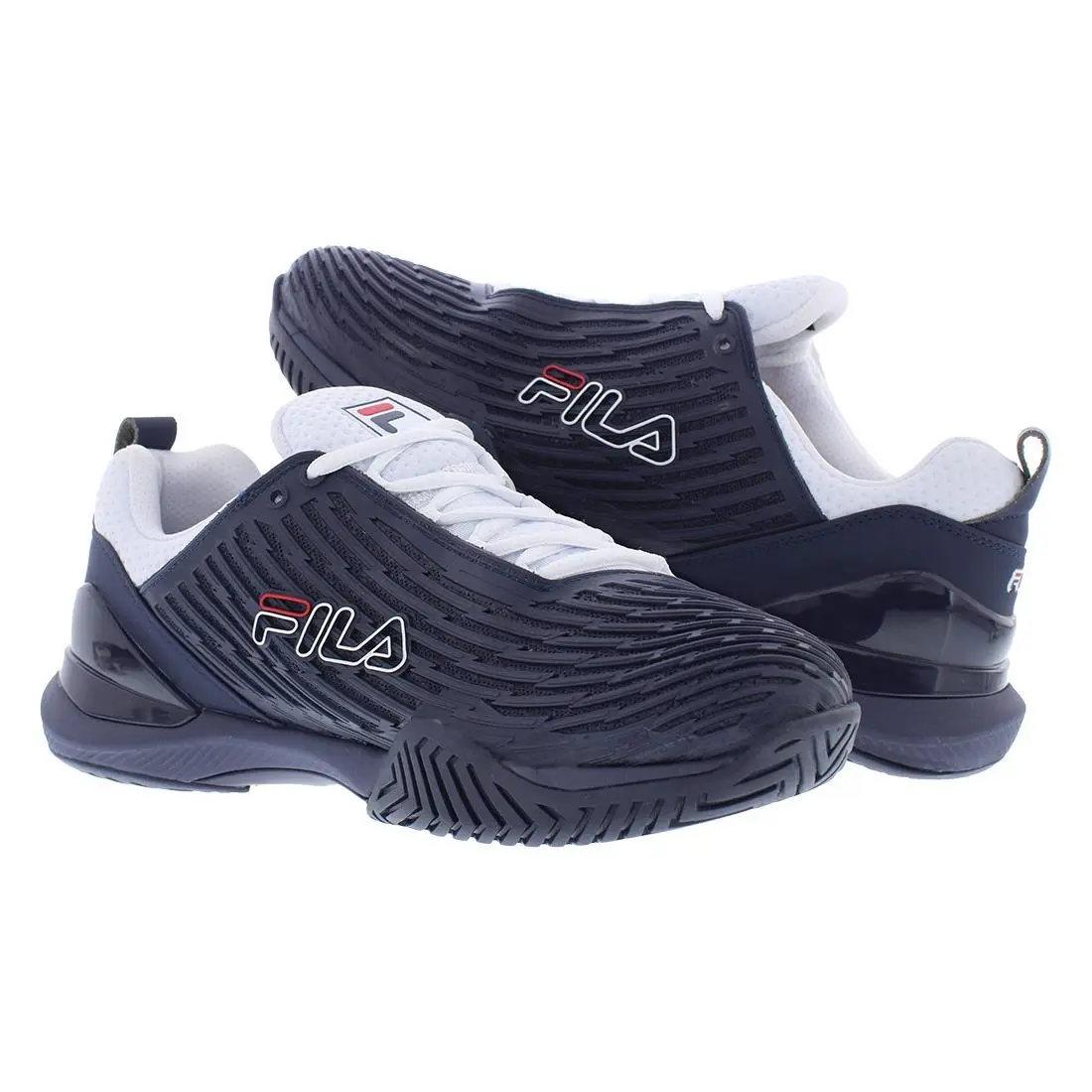 Fila shoes - White/Navy, Main: White (UPC: 196447047279) 1