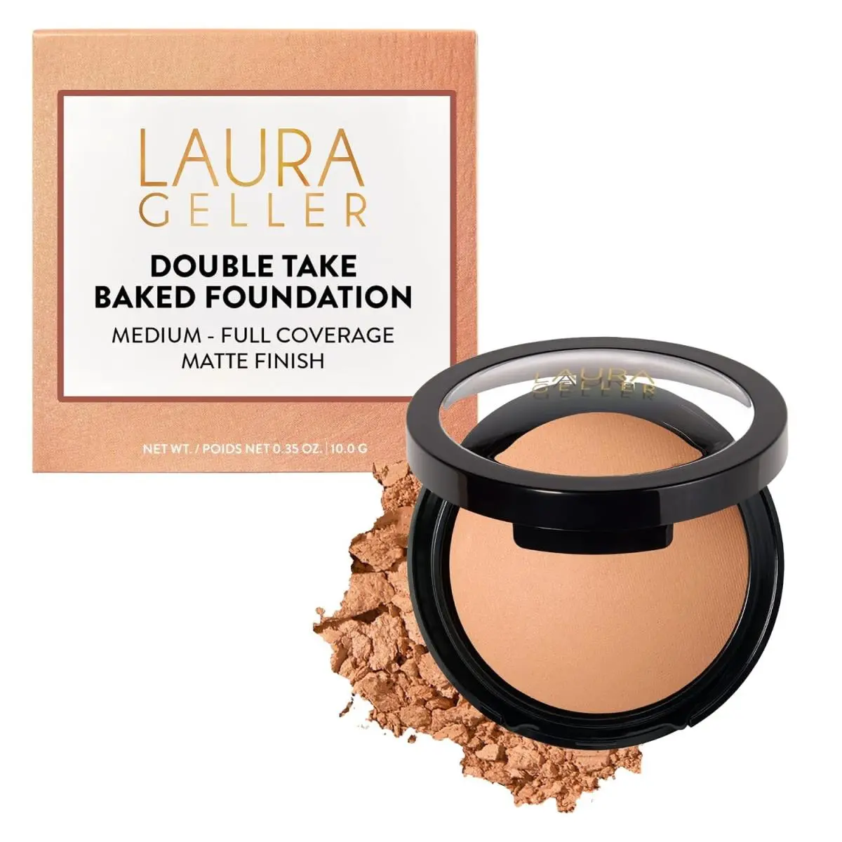 Laura Geller Baked Double Take Powder Foundation Matte Finish – Medium