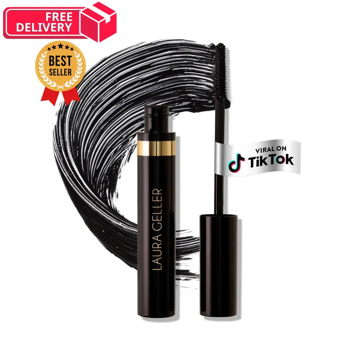 Laura Geller Kajal Longwear Mascara – Black 0.42 Fl Oz Pack of 1 01