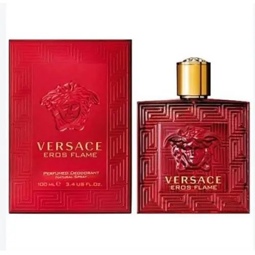 Versace Eros Flame Perfumed Deodorant Natural Spray 100ml 3.4oz