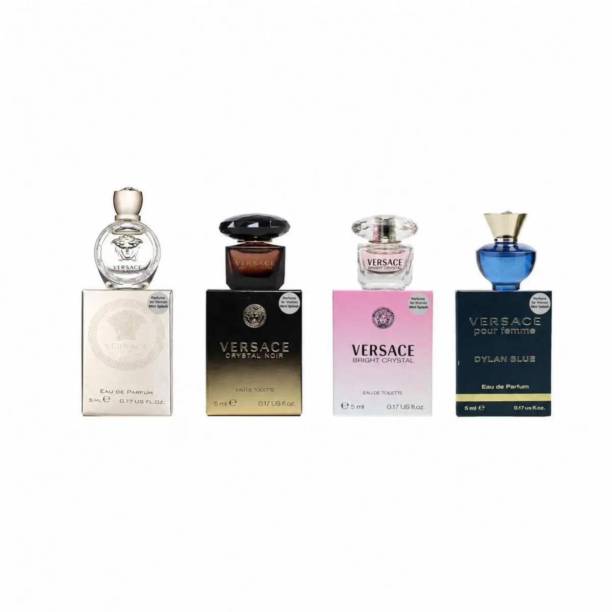 Versace Gifts Sets Womens Mini Set Crystal Noir/bright Crystal/eros