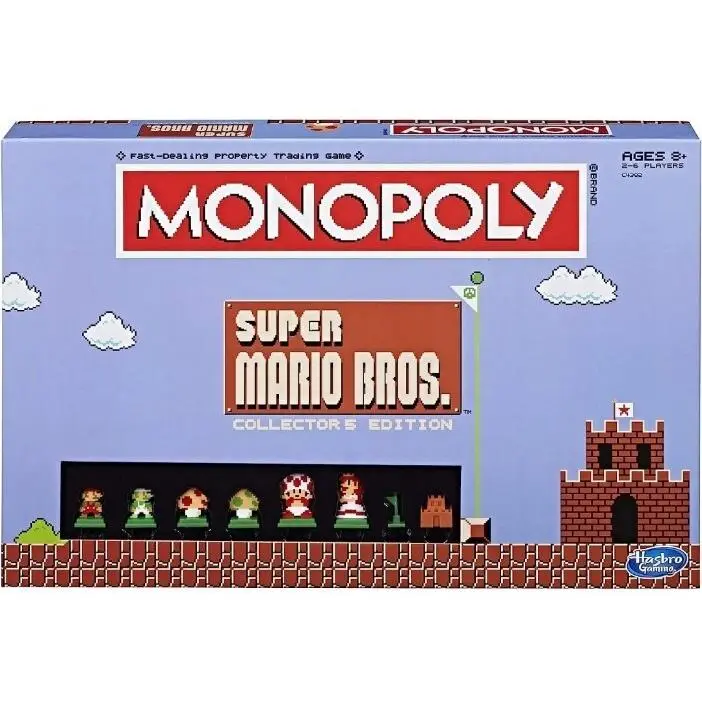 Super Mario Bros Monopoly Collectors Edition Nes Style Board Game
