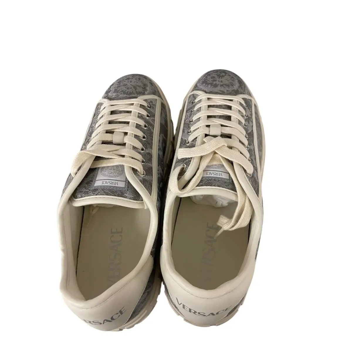 Versace shoes - Versace Greca jacquard - Greca jacquard - Gray 6