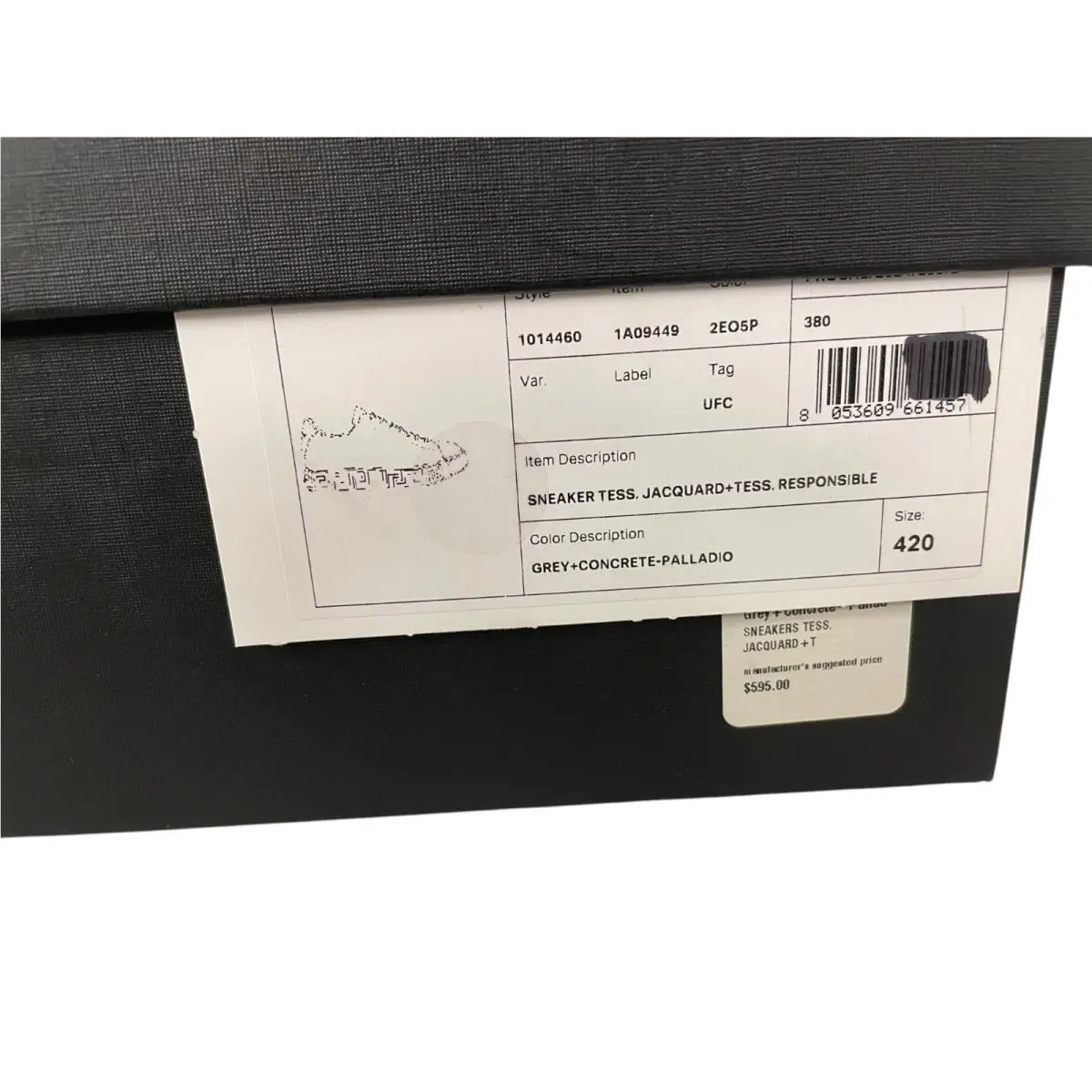 Versace shoes - Versace Greca jacquard - Greca jacquard - Gray 1