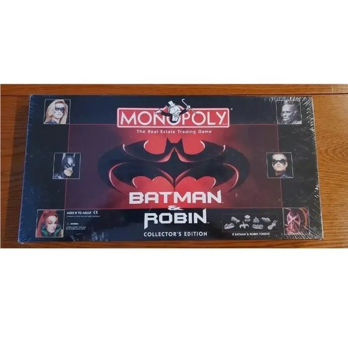 Monopoly Batman Robin Collector`s Edition Board Game 1997 Rare