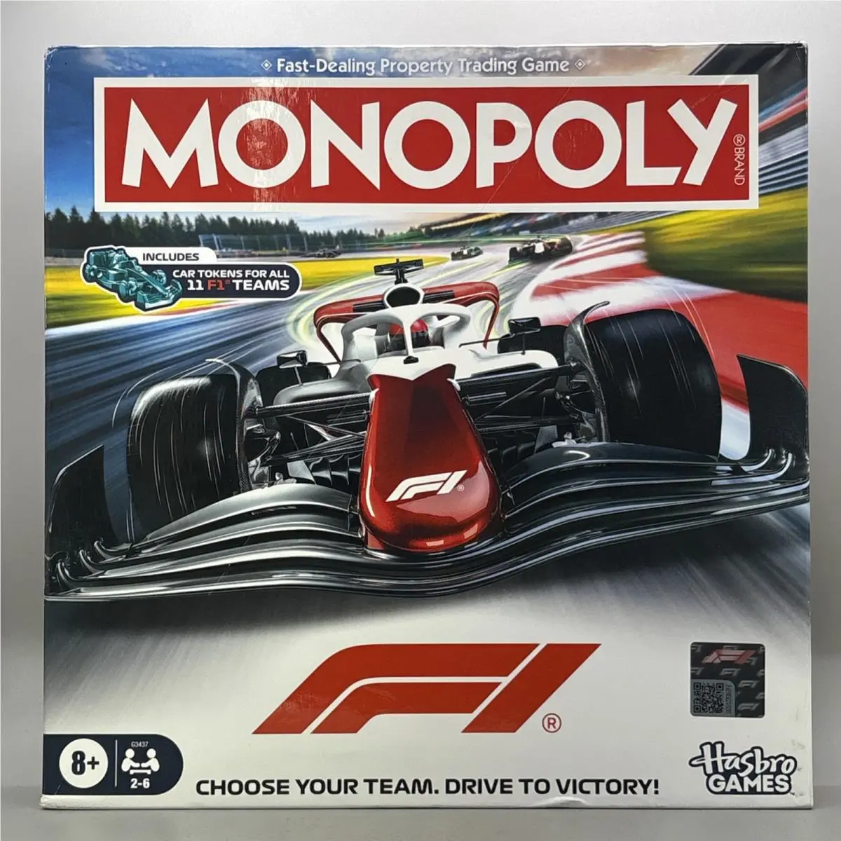 A4 Monopoly F1 Edition Board Game -licensed Formula 1