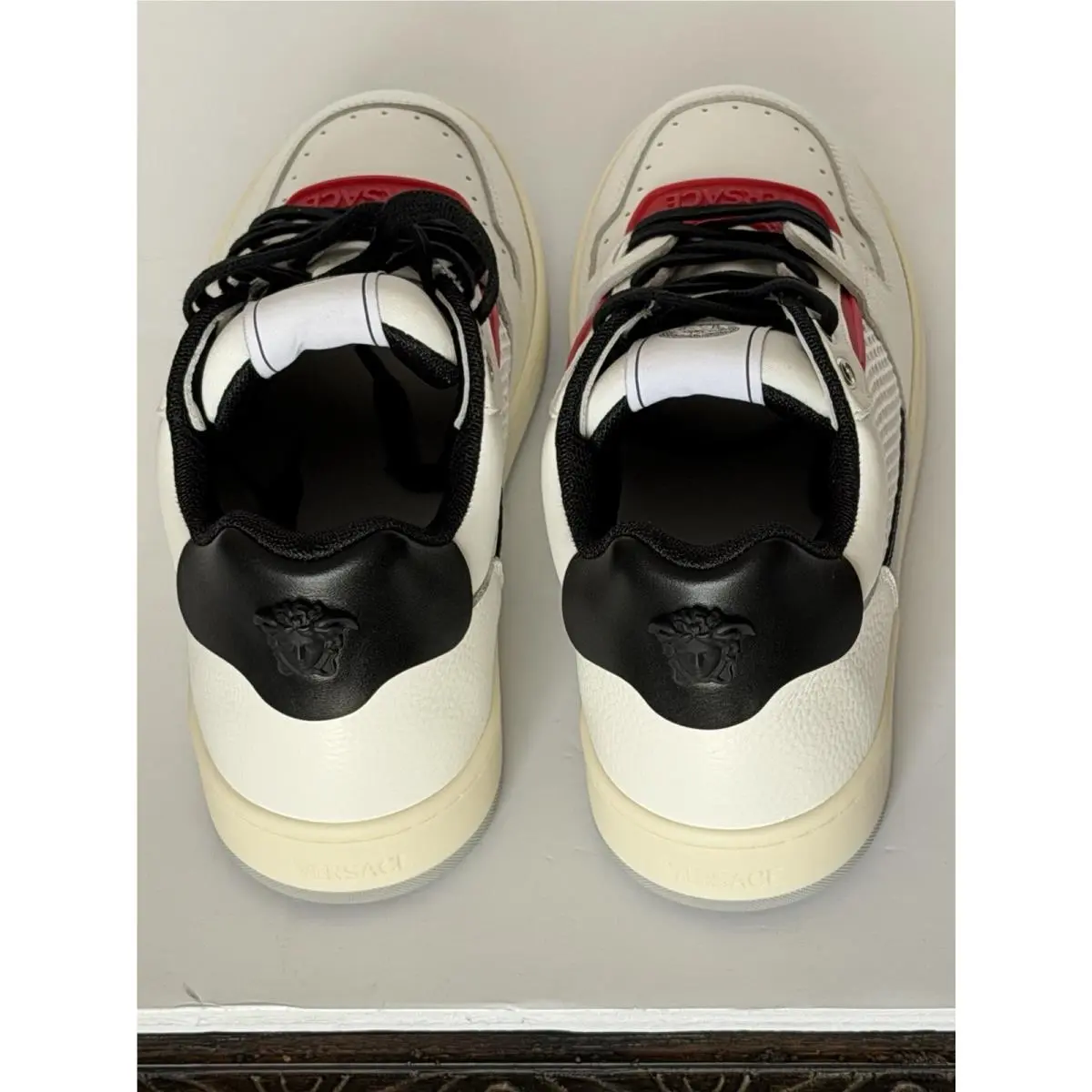 Versace shoes - White/Black/Red 7
