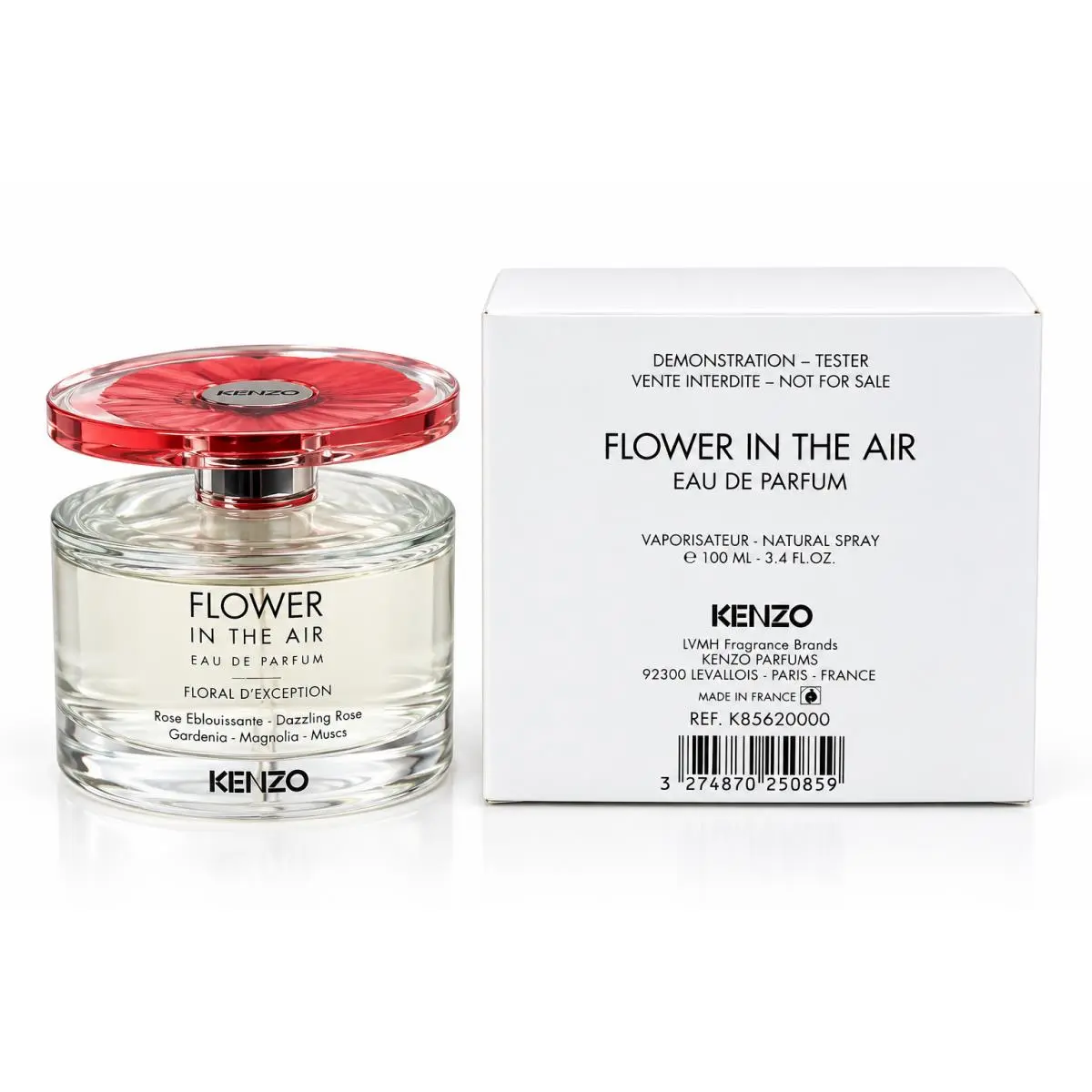 Kenzo Flower In The Air Eau de Parfum 100ml 3.4oz Edp Women Tester w/ Box