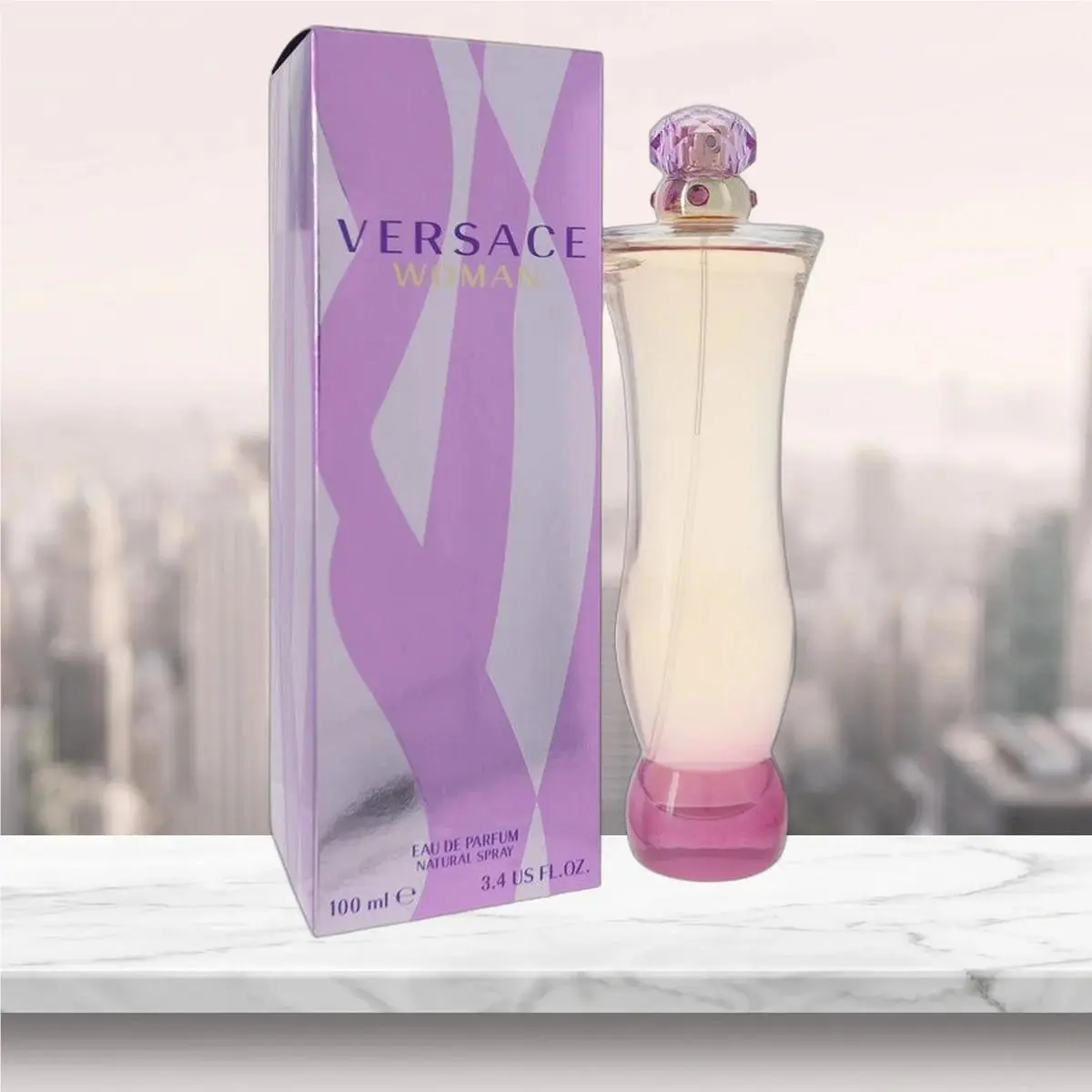 Versace Woman Eau De Parfum Spray By Versace - 3.4 oz