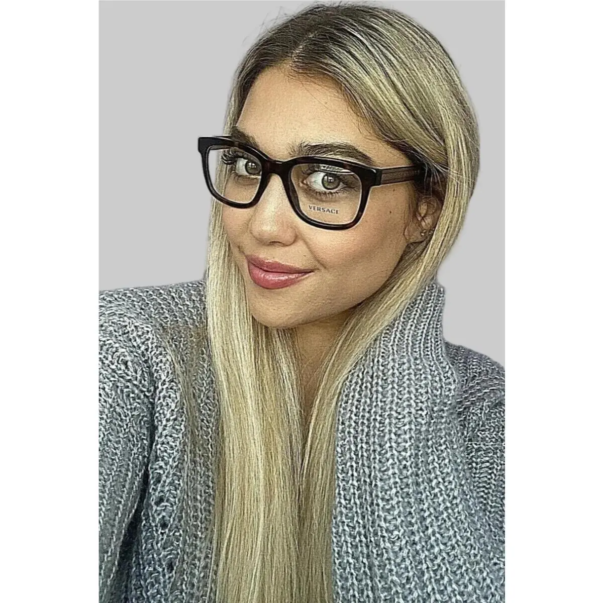 Versace Mod. 3239 108 52mm Tortoise Men`s Women`s Eyeglasses Frame Italy 4 7