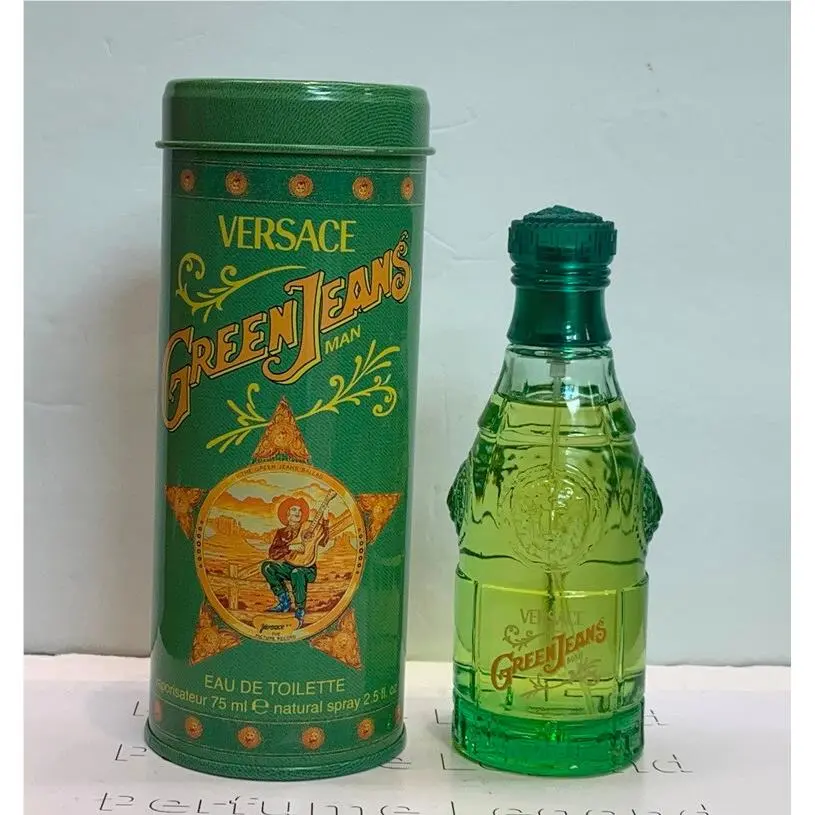 Versace Green Jeans Man 2.5 Fl.oz Eau DE Toilette Spray Rare SKU66