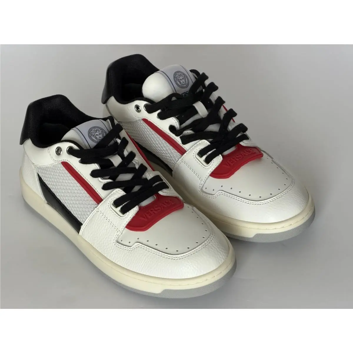 Versace shoes - White/Black/Red 5