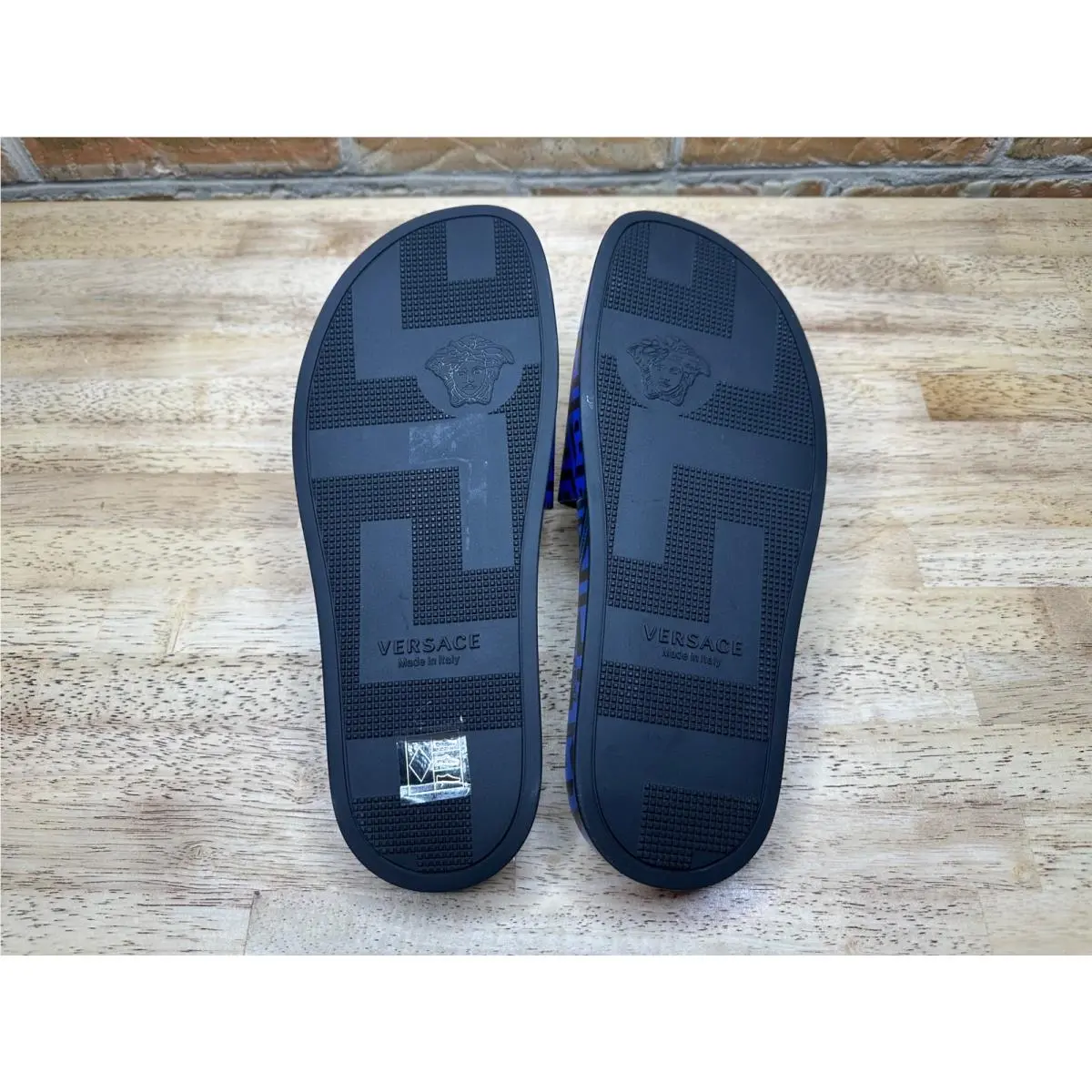 Versace shoes - Pool Slide Gomma - Pool Slide Gomma - 772084812427 - Blue Black 5