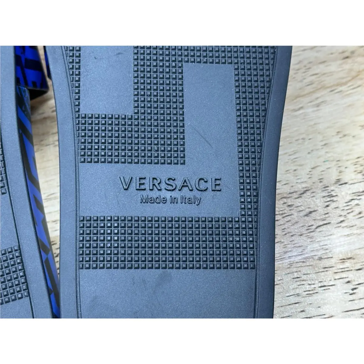 Versace shoes - Pool Slide Gomma - Pool Slide Gomma - 772084812427 - Blue Black 6