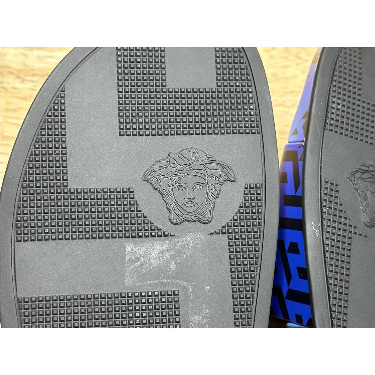 Versace shoes - Pool Slide Gomma - Pool Slide Gomma - 772084812427 - Blue Black 7