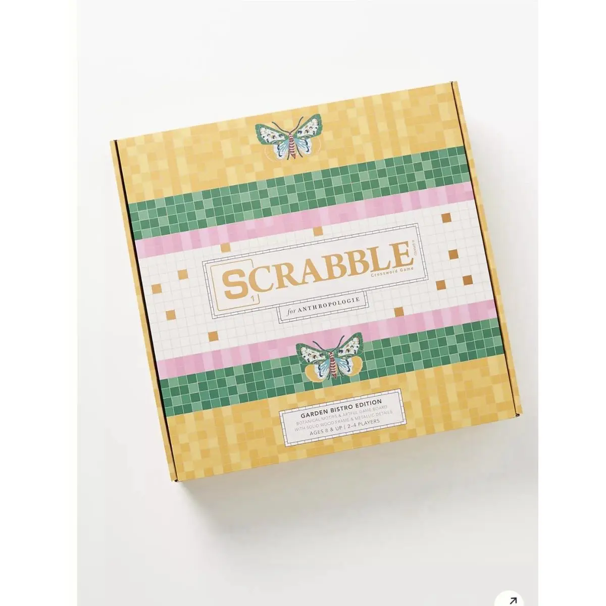 Anthropologie Exclusive Scrabble Bistro Edition Game Board Complete