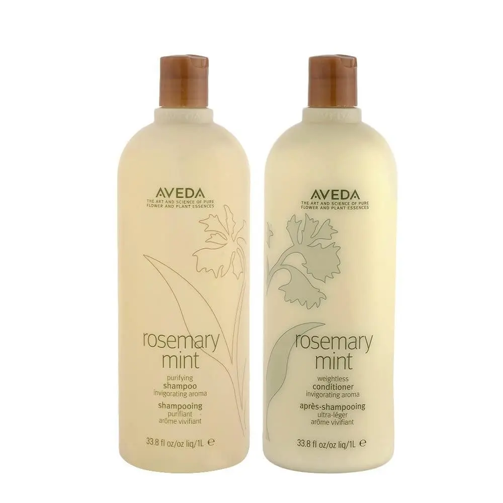Rosemary Mint Shampoo Conditioner Liter Duo 33.8 OZ Each by Aveda