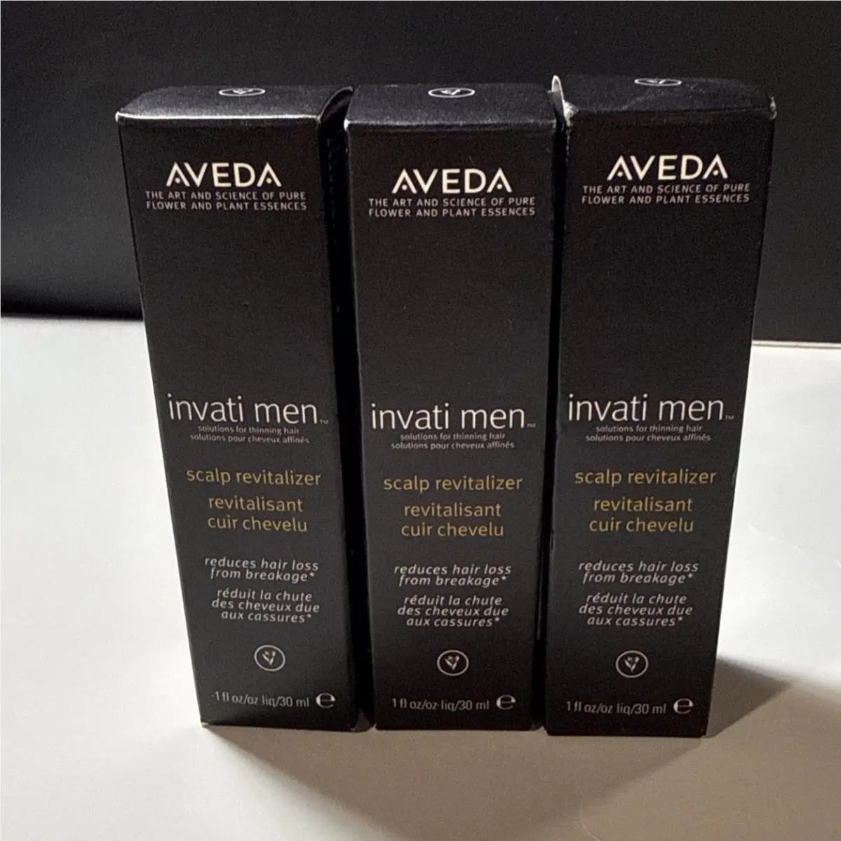 3 Aveda Invati Men Scalp Revitalizer Leave In Treatment 1 Oz Each