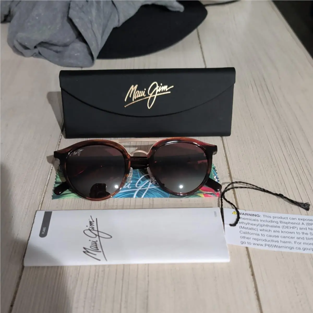 Maui Jim MJ529-19c Sunglasses Tortoise 49-22-145 Sunny Days Stg-bg