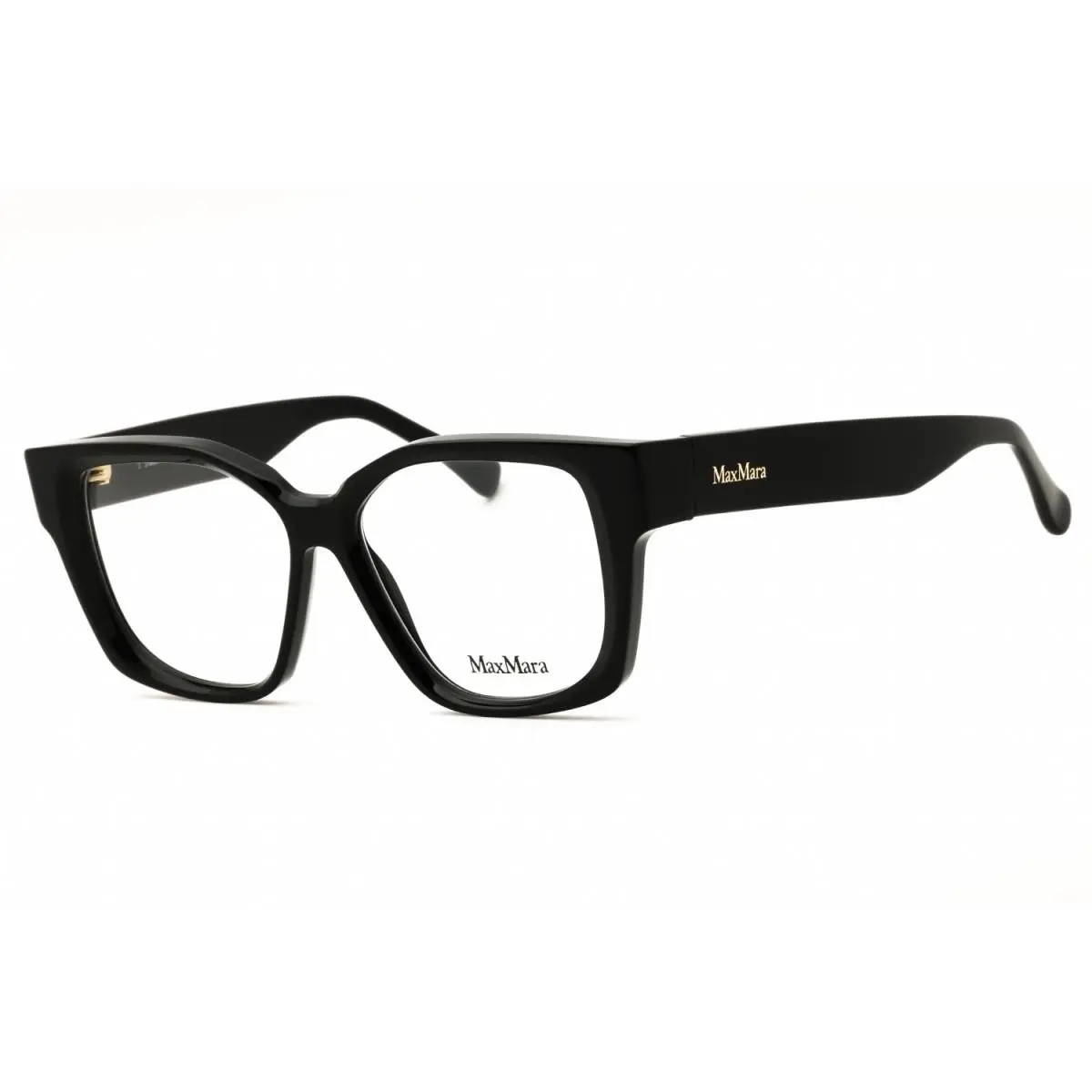 MM5184 001 Shiny Black 52mm Eyeglasses by Max Mara