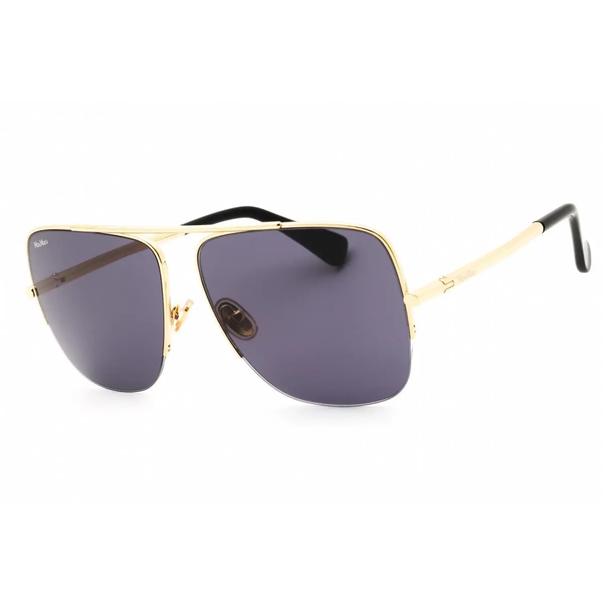 Max Mara MM121-30A-59 Sunglasses Frame Size 59mm 135mm 13mm Gold Women