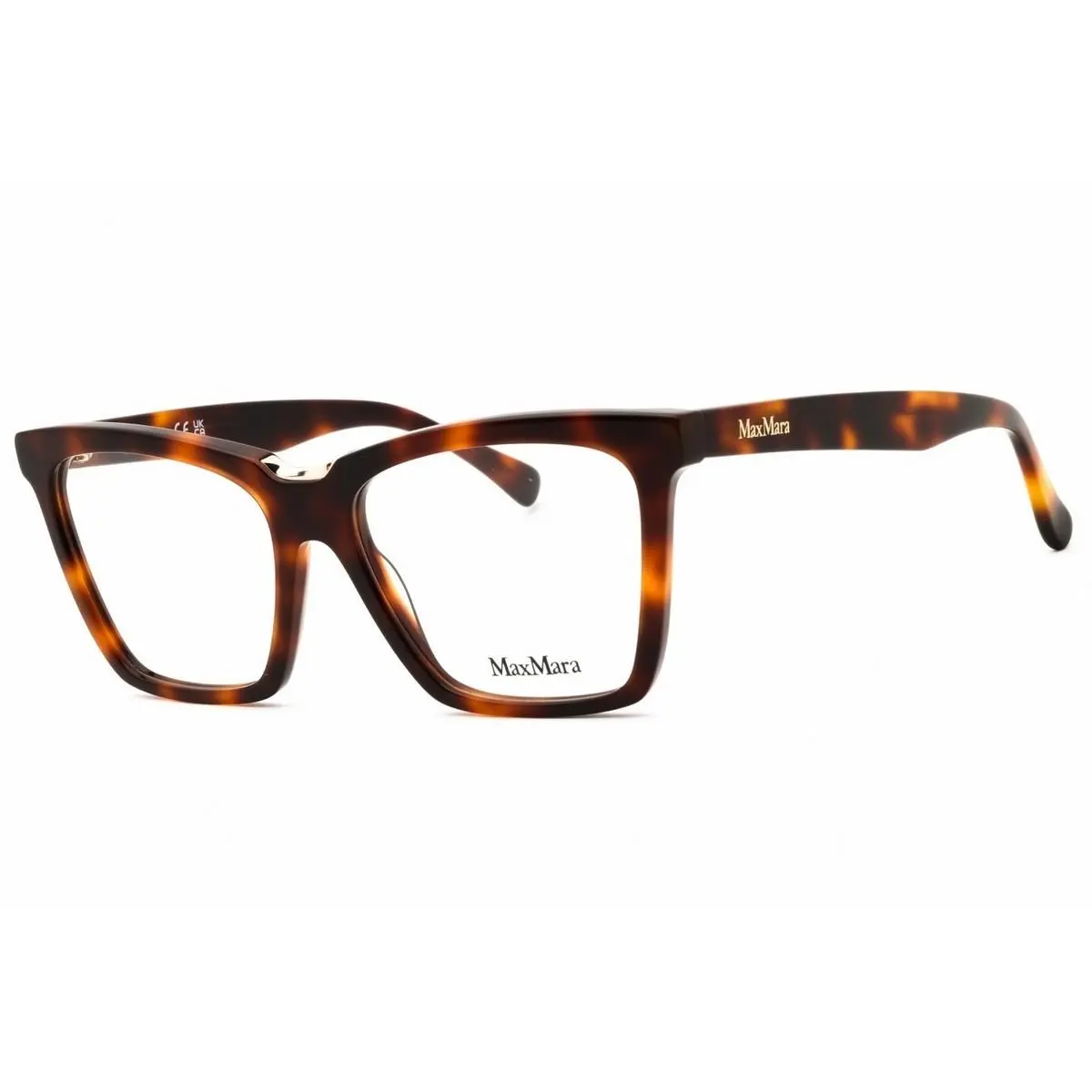 MM5111-052-54 Eyeglasses Frame Size 54mm 16mm 140mm Havana Women 88921 by Max Mara