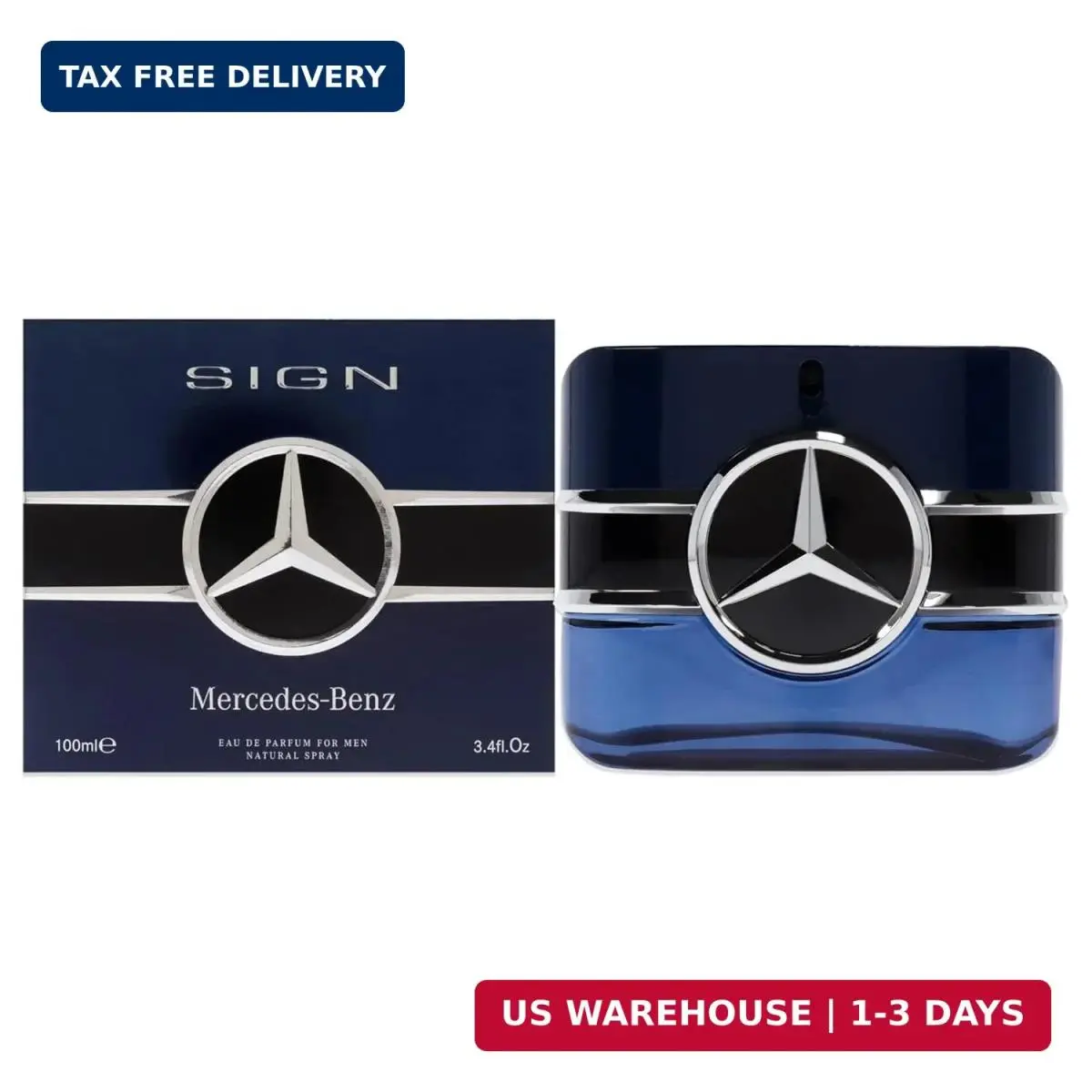 Mercedes Benz Sign - Eau de Parfum For Men - Long Lasting Mens Cologne - Tonka B