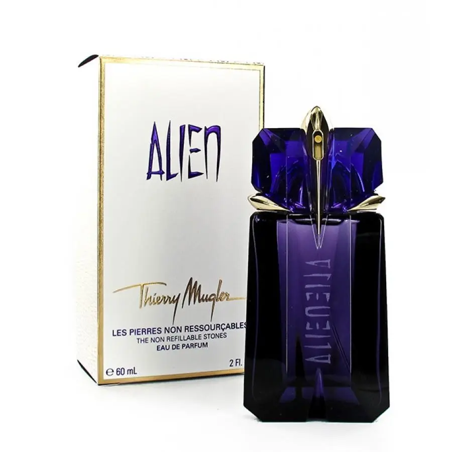 Alien By Thierry Mugler Eau D Parfum 2 oz / 60ML Non Refillable Stones