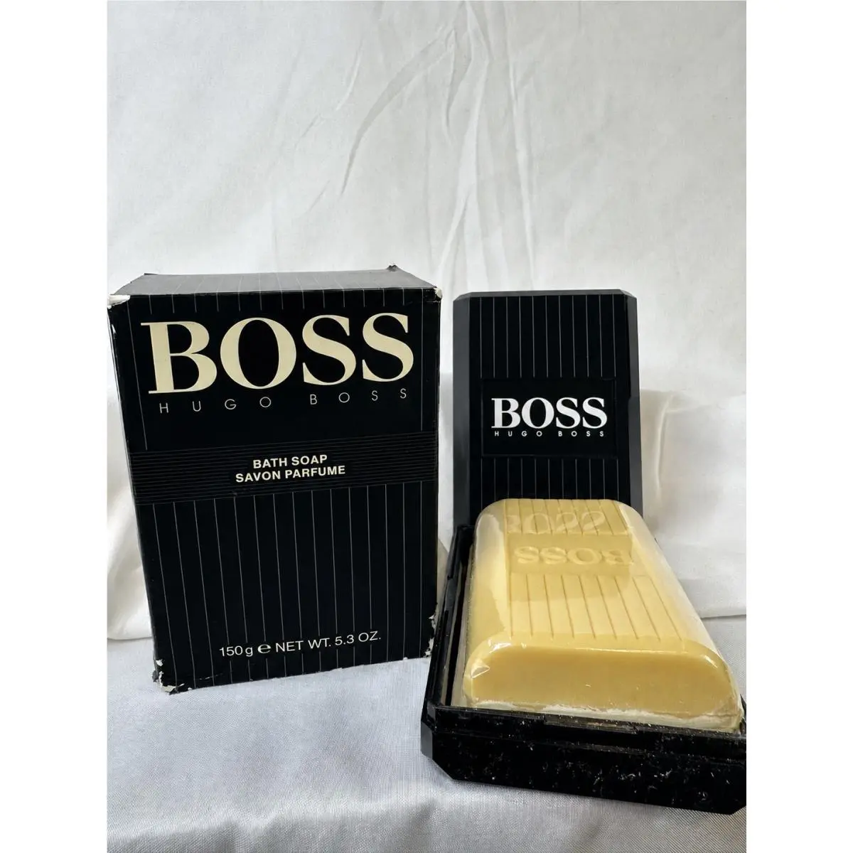 Hugo Boss Boss 150g/5.3oz Perfumed Bath Soap Men Vintage Rare Boxed