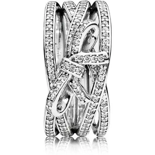 Delicate Sentiments Clear CZ Ring 190995CZ by Pandora