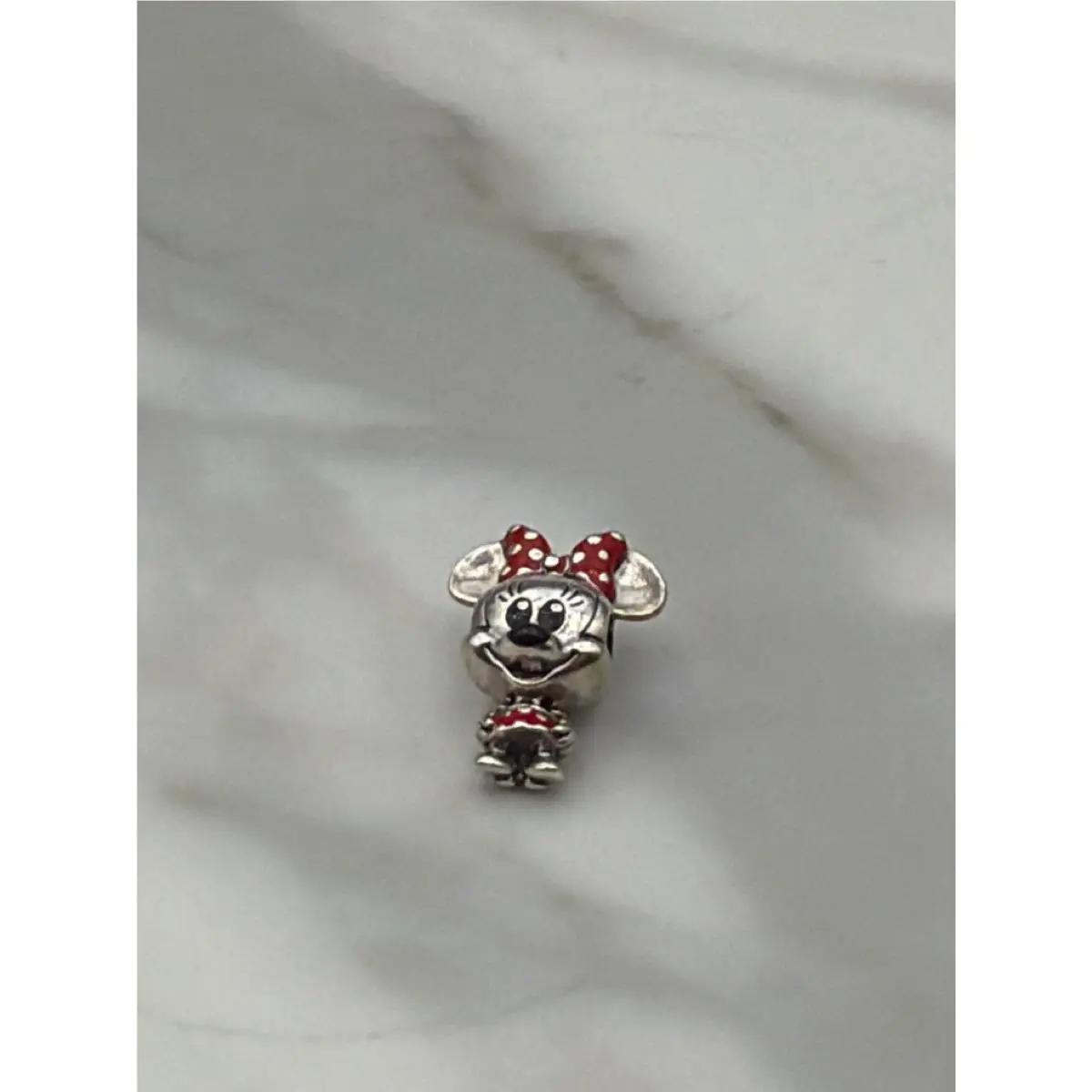 Disney Minnie Mouse Dotted Dress Bow Charm-id 798880C02 TDW046519 by Pandora
