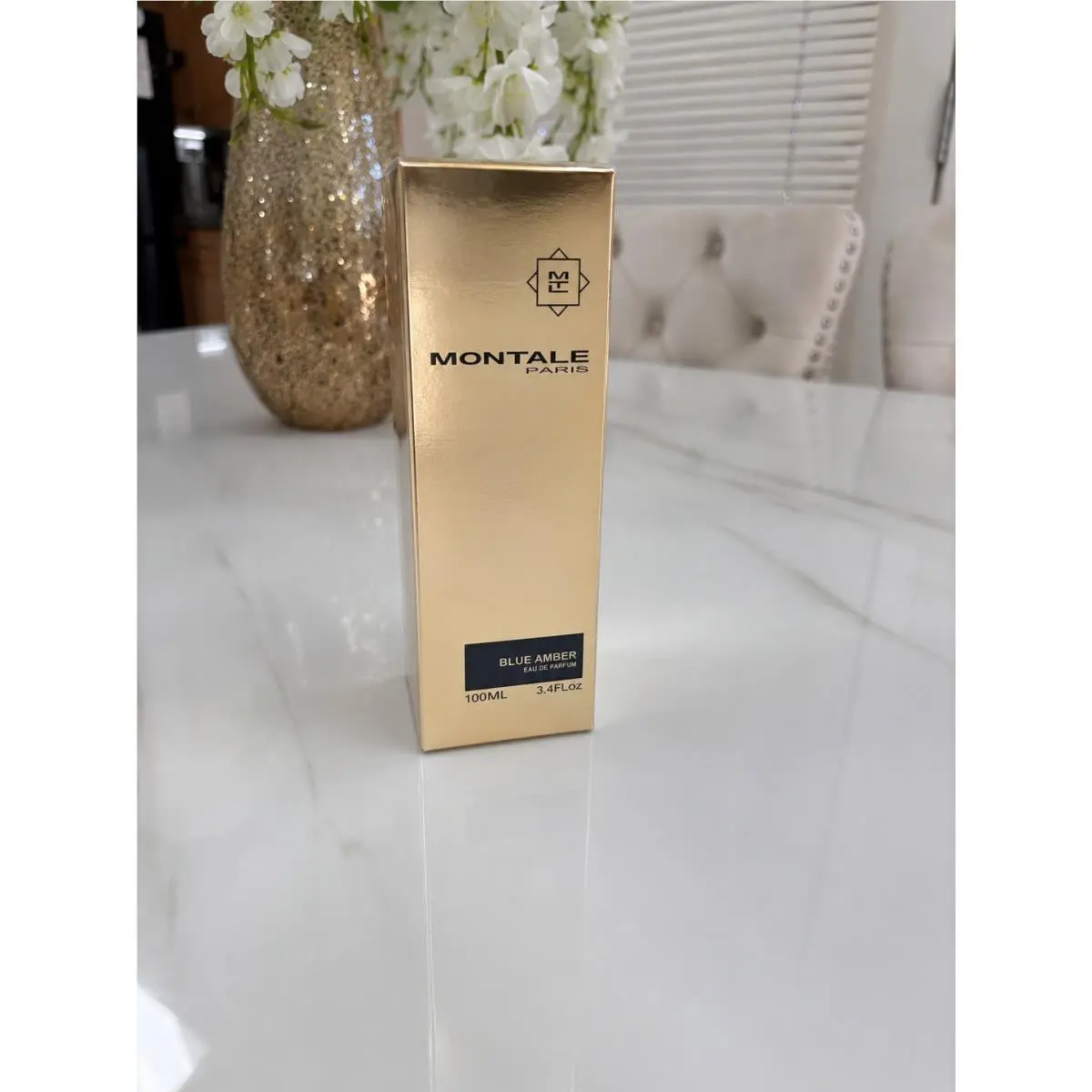 Montale Blue Amber 100ml/3.4oz Edp Unisex Amber Vanilla Fragrance