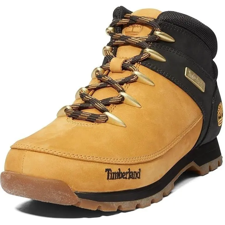 Timberland TB0A1NHJ 231 Euro Sprint Mid Lace Wheat/ Black Boot Sneaker Men