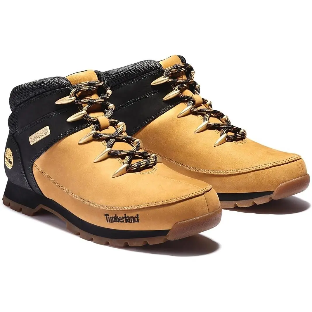 Timberland shoes - EURO SPRINT MID LACE - EURO SPRINT MID LACE - WHEAT/BLACK 9