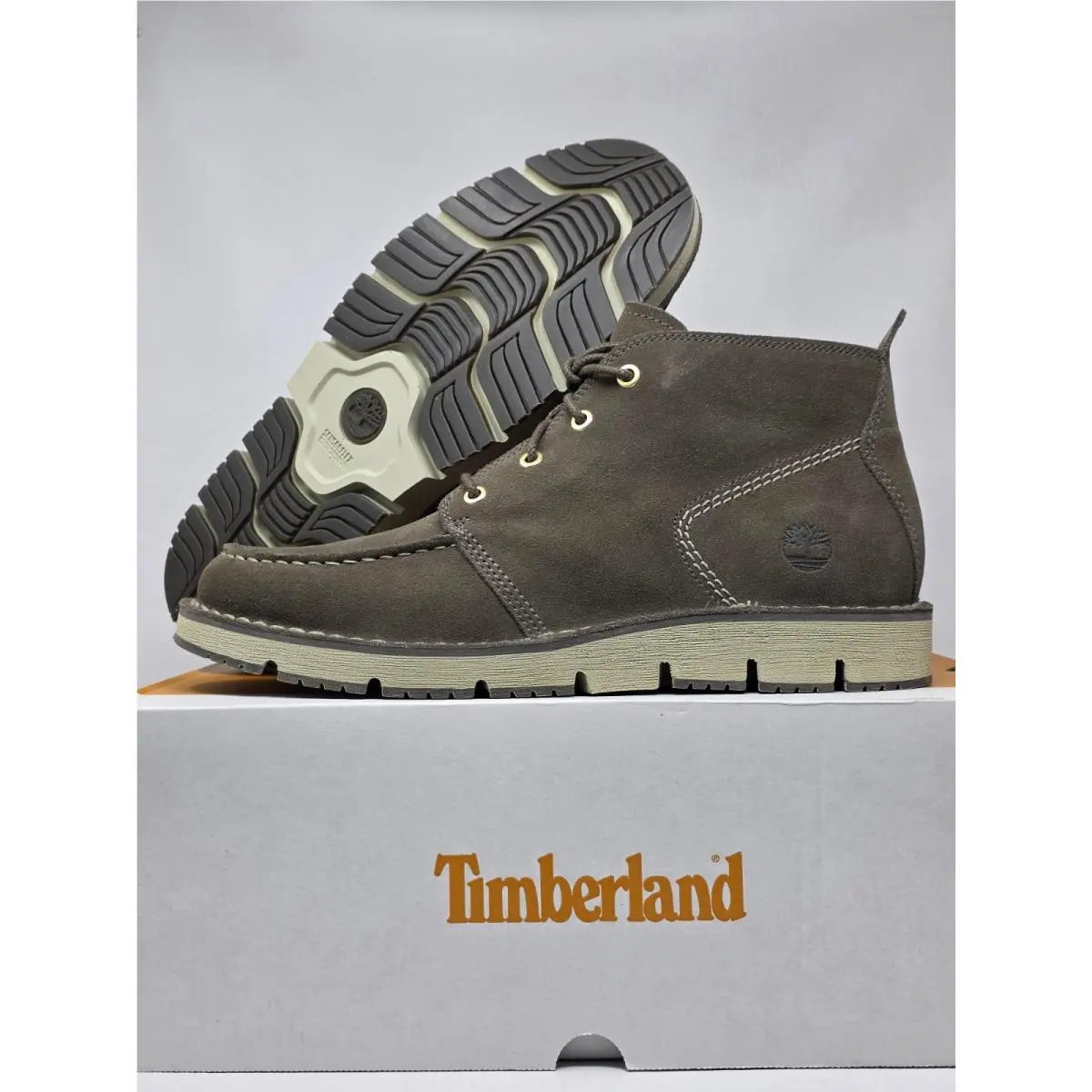 Timberland Size 11 Mens Westmore Mid Lace Moc-toe Chukka Boots Canteen