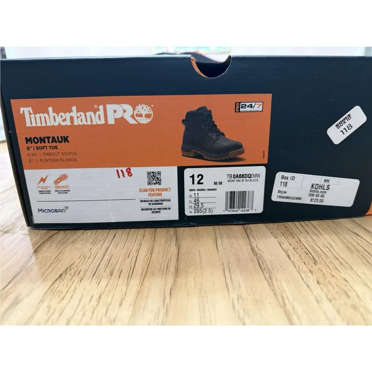 Timberland shoes - Timberland PRO Montauk - PRO Montauk - TB 0A66DQEMW - Black (UPC: 197642142387) 2