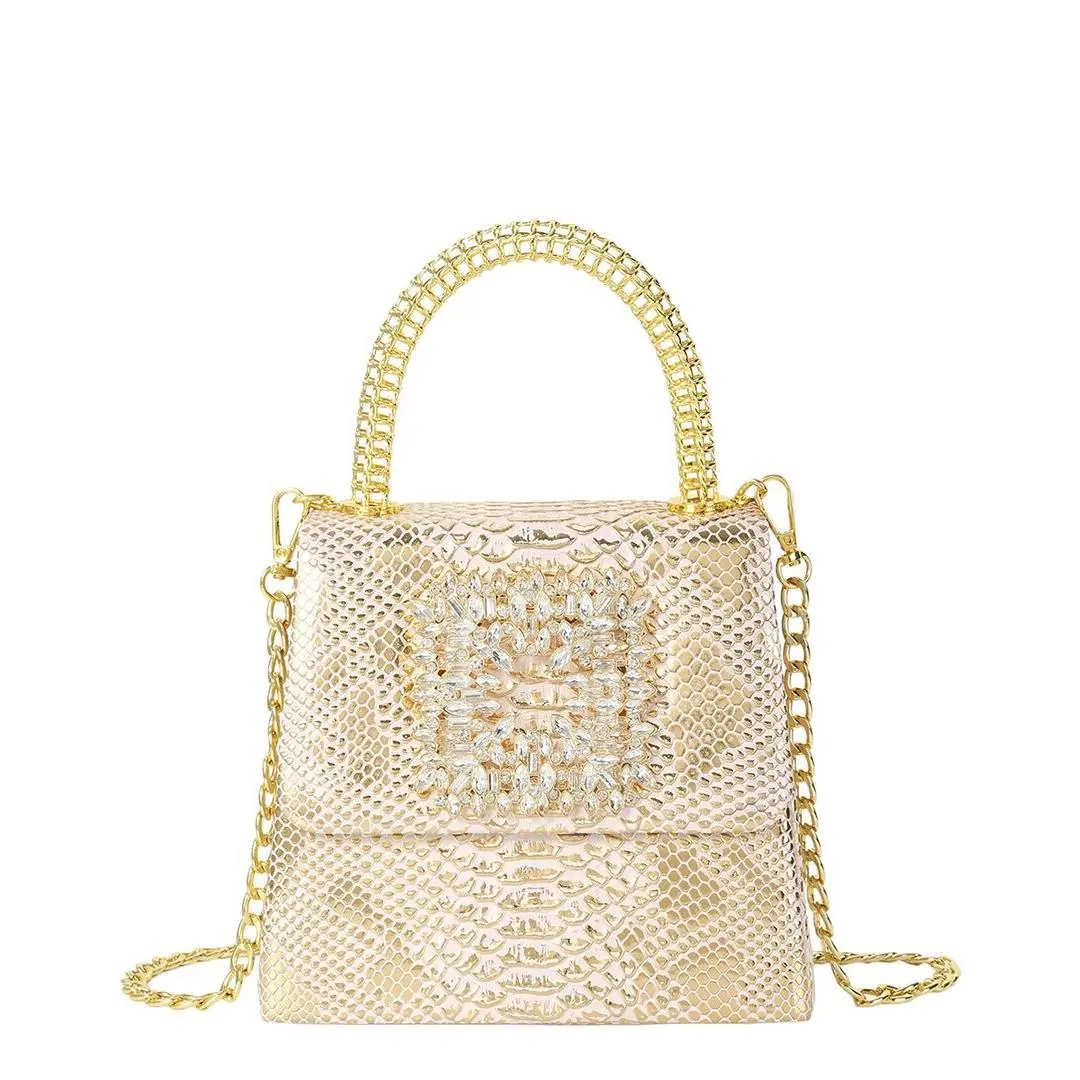 Tiffany Fred Paris Embossed Mini Leather Satchel Women`s Champagne by Tiffany & Co.