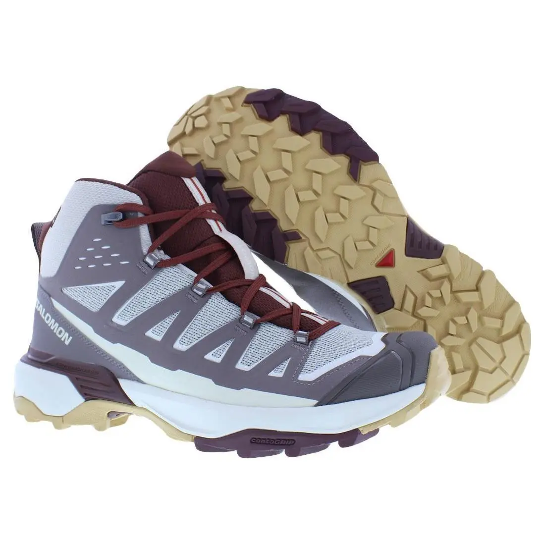 Salomon X Ultra 360 Edge Womens Shoes Size 10.5 Color: Silver Cloud/iron/rum