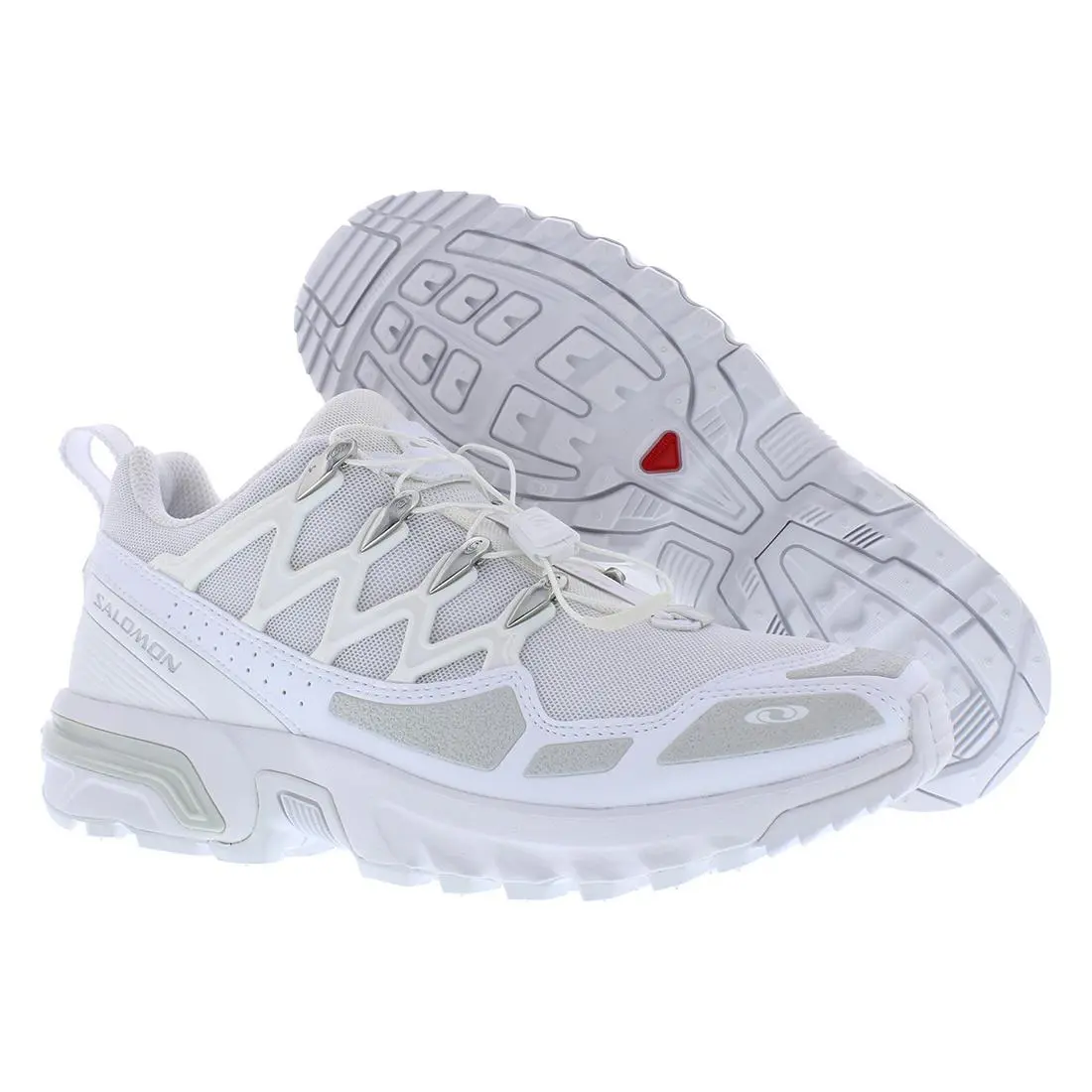 Salomon Acs + Unisex Shoes Size 9 Color: White/white/footwear Silver