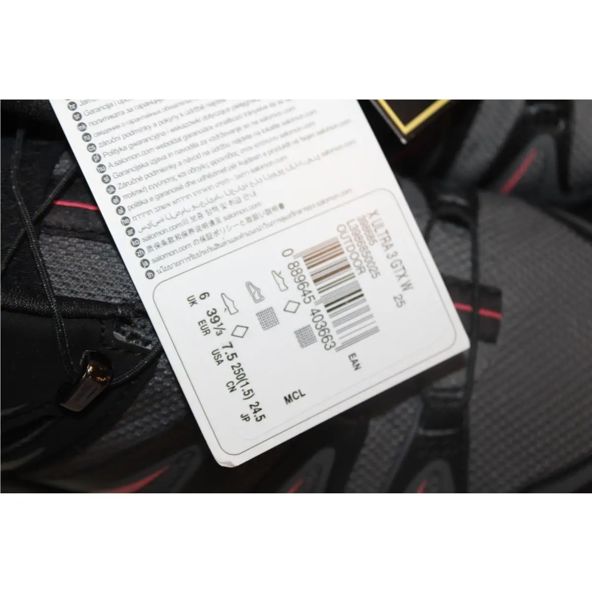 Salomon shoes - Salomon X Ultra 3 GTX - Black 7