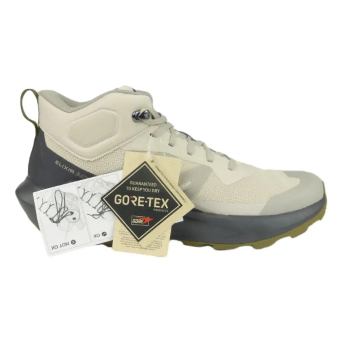 Salomon shoes - Silver Cloud / Nine iron / Olive (UPC: 195751718219) 8