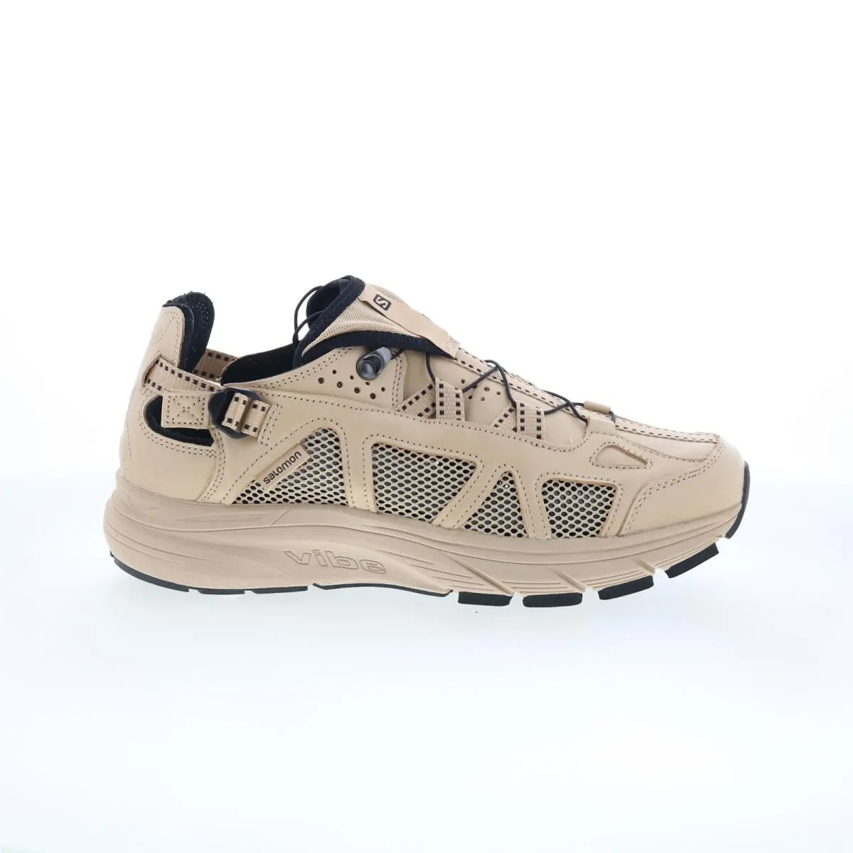 Salomon Techsonic Leather Advanced Mens Brown Lifestyle Sneakers Shoes 10