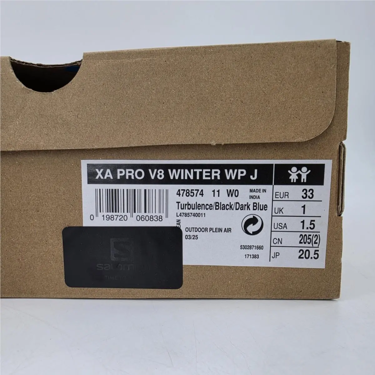 Salomon shoes - SALOMON X8 PRO V8 Waterproof - L47780000 478574 - Grey (UPC: 0198720060838) 3