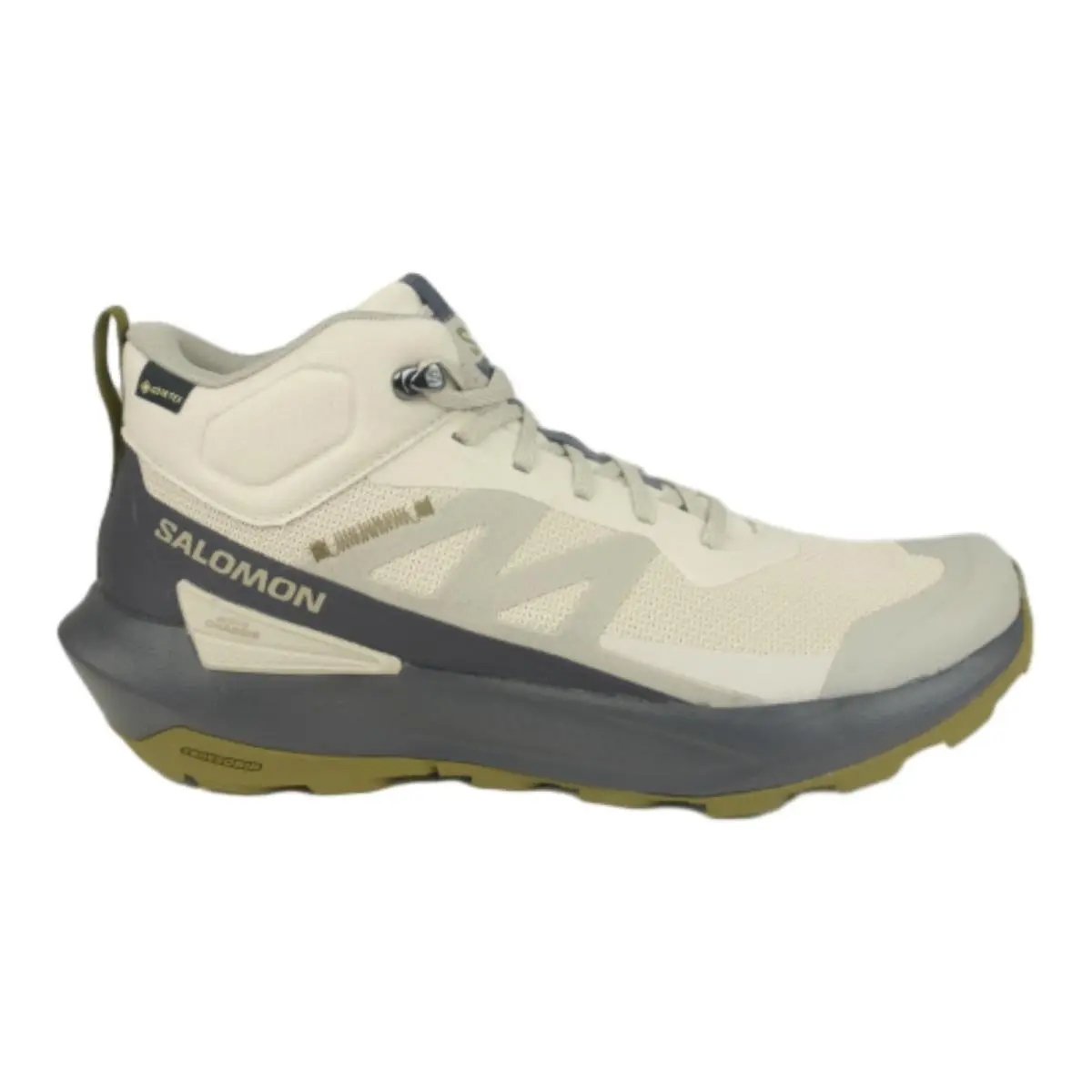 Salomon Women`s Elixir Activ Mid Gtx Silver Cloud/nine Iron/gothic Olive US 9.5