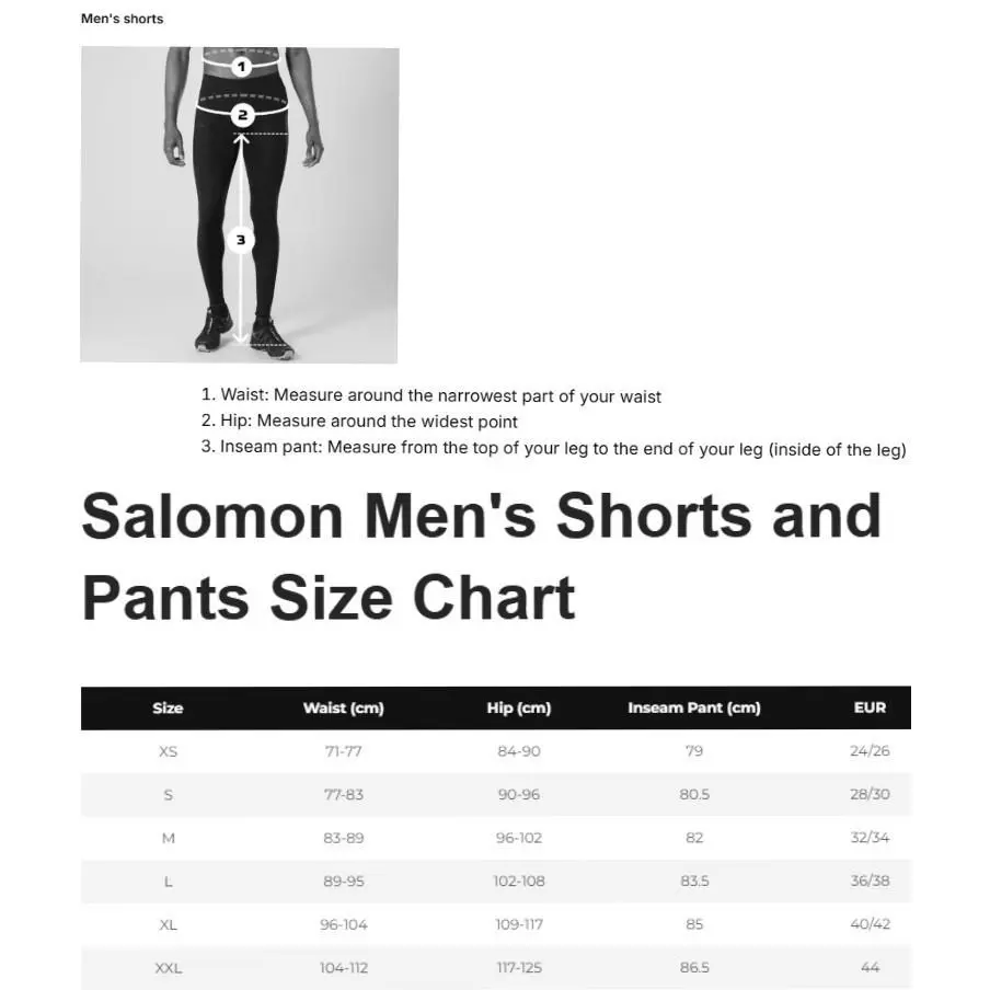 Salomon clothing - SALOMON S/LAB speed short - speed short - Black (UPC: 195751960526) 14