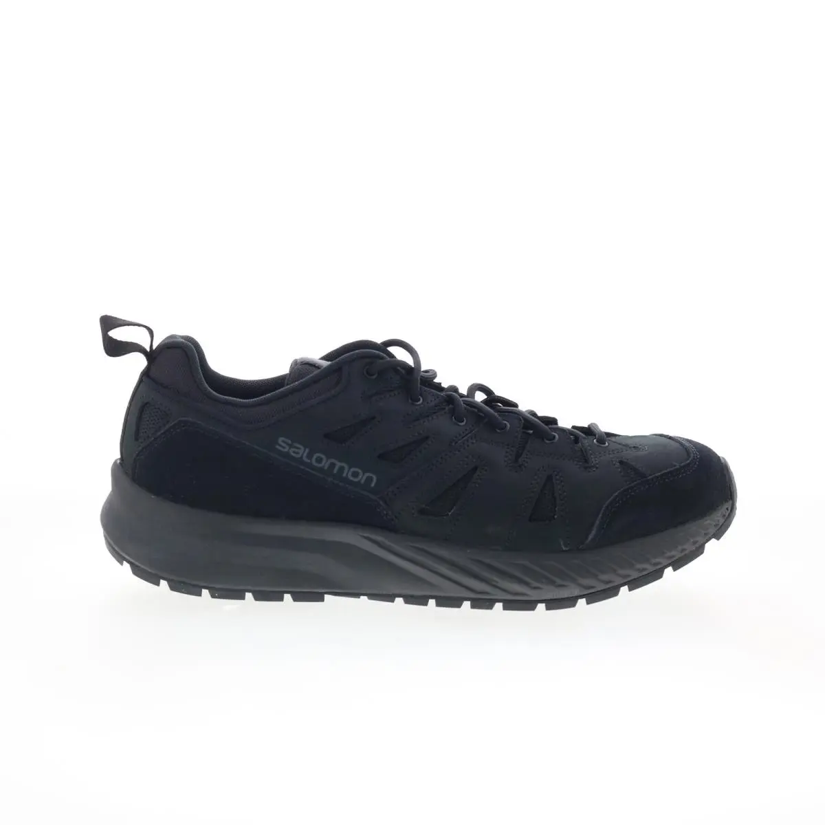 Salomon Odyssey Advanced 410581 Mens Black Suede Lifestyle Sneakers Shoes 10.5